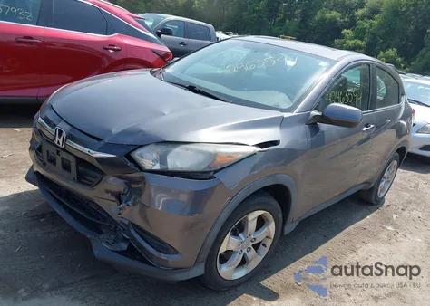 2016 Honda Hr-V Lx из США, поврежденный, VIN 3CZRU6H32GM705106